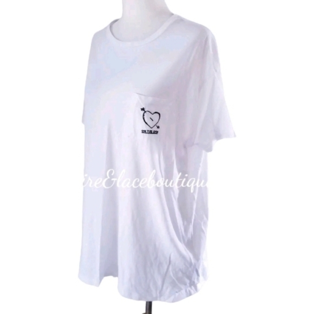 ZARA TRAUFFAULIC ONE TIME LOVER TEE SZ M
